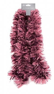 Tinsel Christmas 2M Chunky - Blush Pink