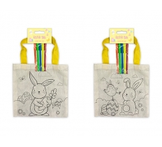 COLOUR YOUR OWN EASTER BAG ( ASSORTED DESIGNS )