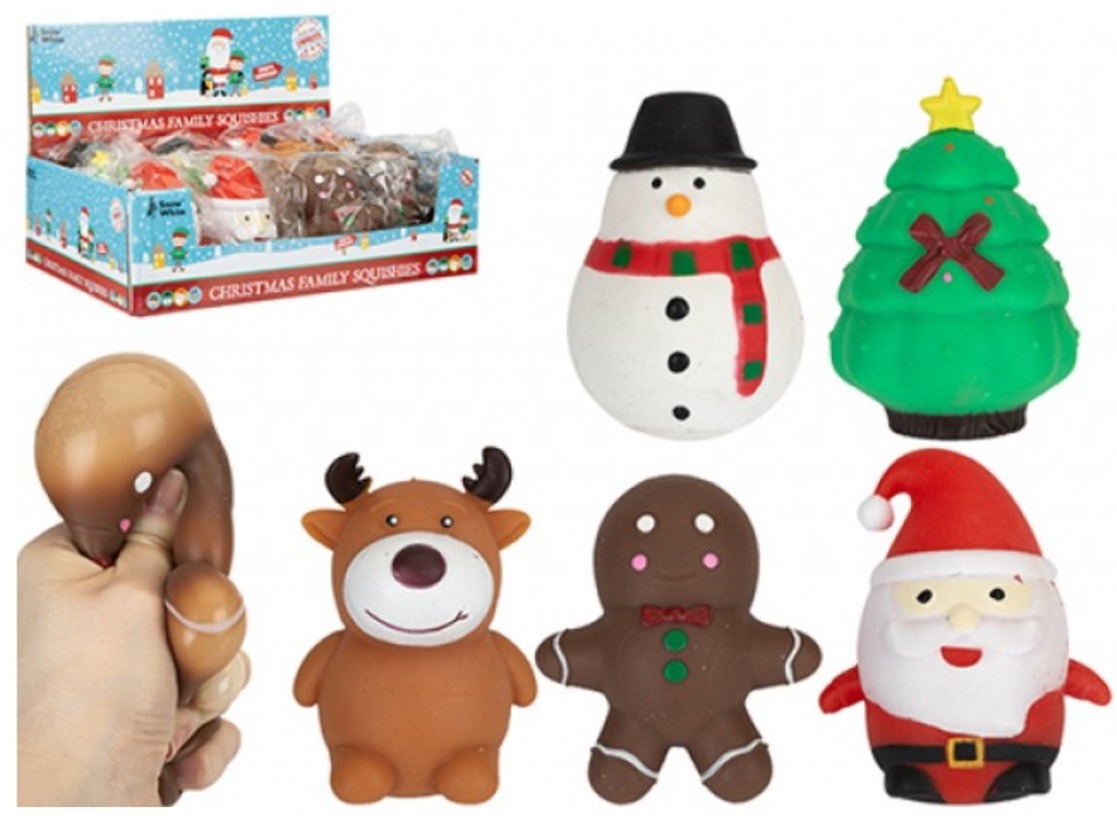 Christmas Squishy Family 9cm - Click Image to Close