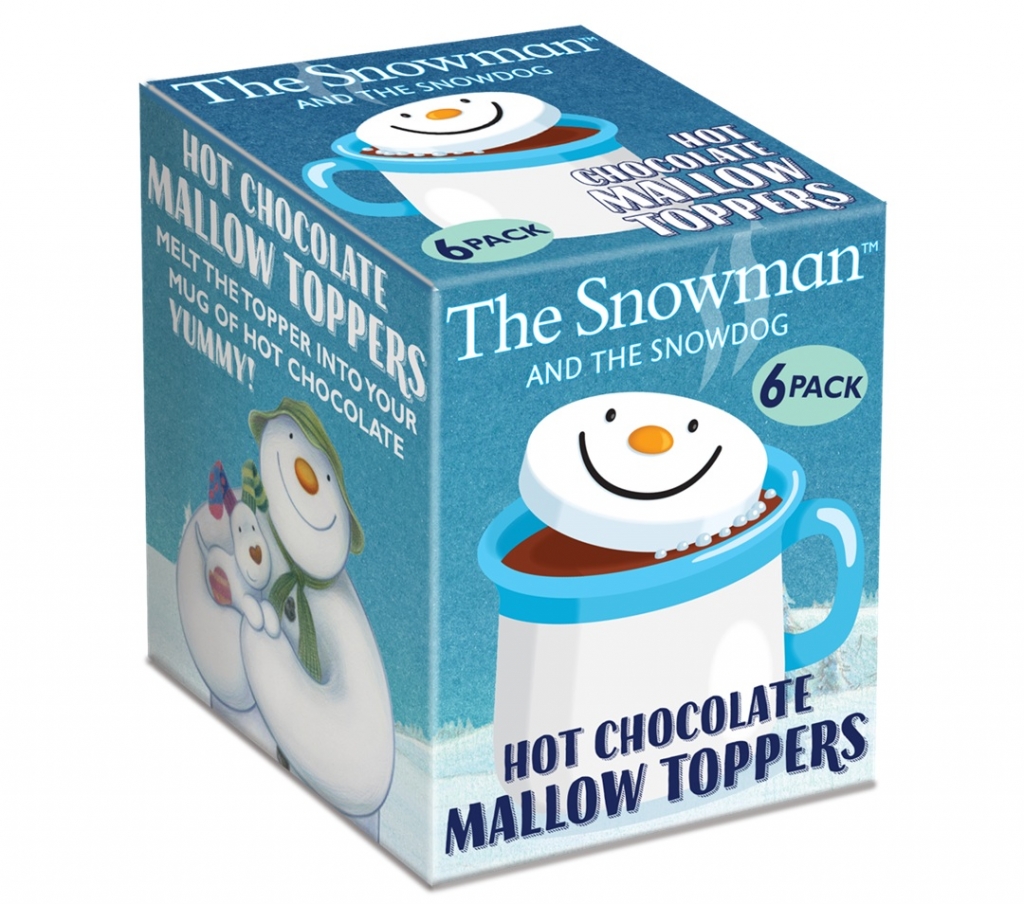 The Snowman And The Snowdog Hot Chocolate Mallow Topper 6 Pack - Click Image to Close