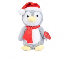 Penguin Plush With Hat And Scarf 25cm