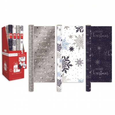 Christmas 4m Gift Wrap Midnight