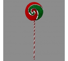 45cm Lolly Pick Red & Green