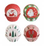 Christmas Cupcake Wrapper 50Pc