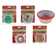 50PACK CHRISTMAS CUPCAKE CASES
