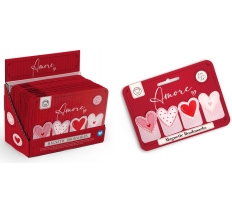 Amore Heart Magnetic Bookmark Set