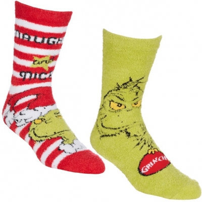 Grinch Cosy Socks 1 Pack Mens