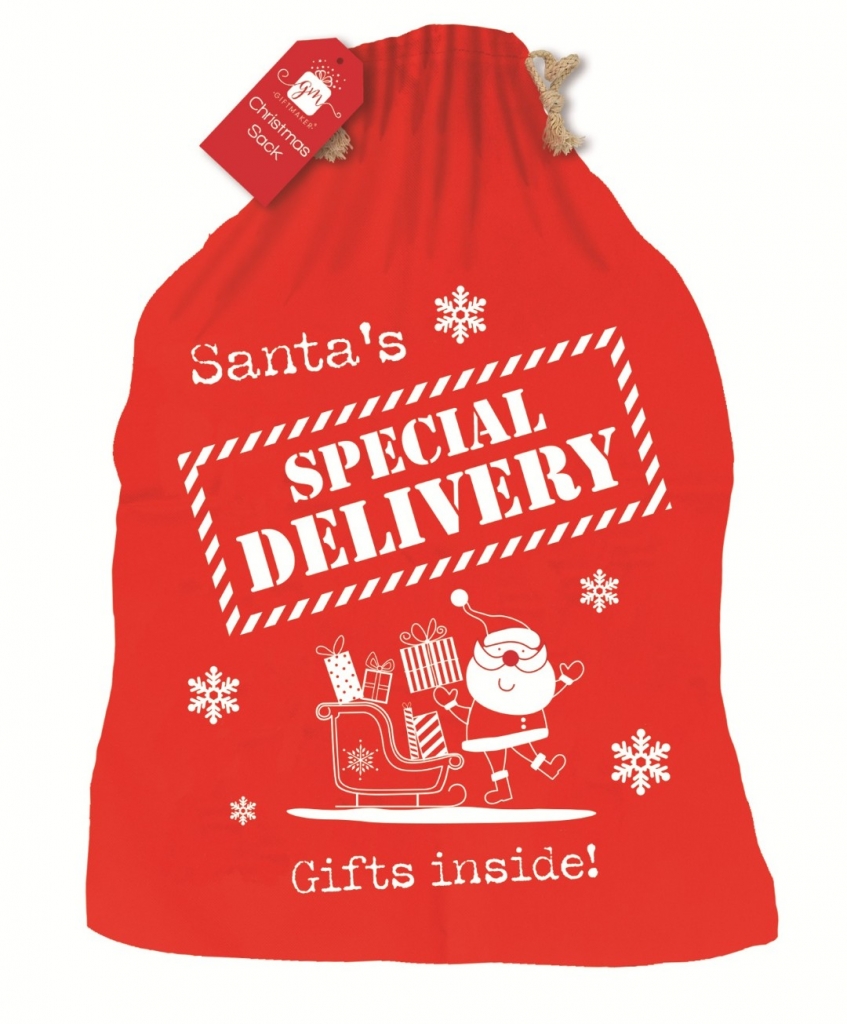 Christmas Sack Non Woven Special Delivery - Click Image to Close
