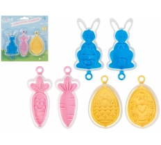 Easter Cookie Cutters & Stamper Set