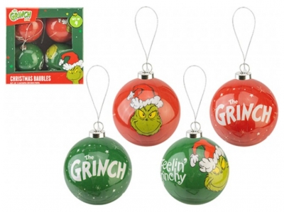 Grinch Baubles 75mm