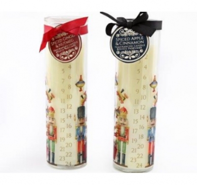 Christmas Work Shop Advent Tube Candle