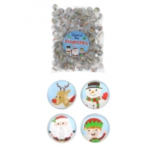 Christmas Bouncy Balls / Jet Balls (3.3cm) X 100Pc