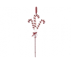 Candy Cane Spray Christmas Decoration 20 X 63cm