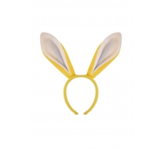 Bunny Ears Headband Yellow 27 x 28cm