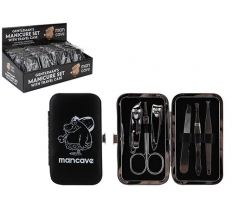 Man Cave Manicure Set With Travel Case