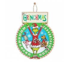 Grinch Mdf Countdown Wall Plaque 30cm X 24.5cm