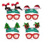 Reversible Sequin Christmas Glasses