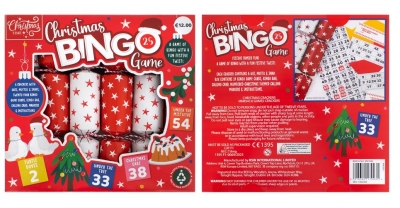 Christmas 6 Christmas Bingo 9" Crackers
