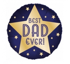 Fathers Day Best Dad Ever Standard Foil Balloons S40