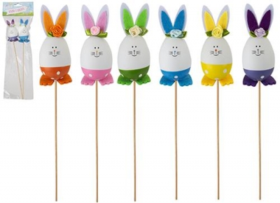 Easter Rabbit Picks Pack Of 2