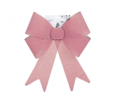 Candy Stripe Bow Decoration 37cm X 49cm X 13cm