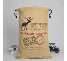 North Pole Special Overnight Delivery Santa Sack 70cm X 50cm