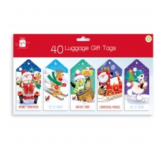 40 Pack Luggage Tags Novelty