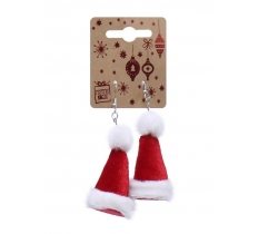 Christmas Earring Santa Hat