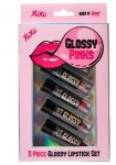 Bullet Lip Sticks Pink Glossy 5Pack