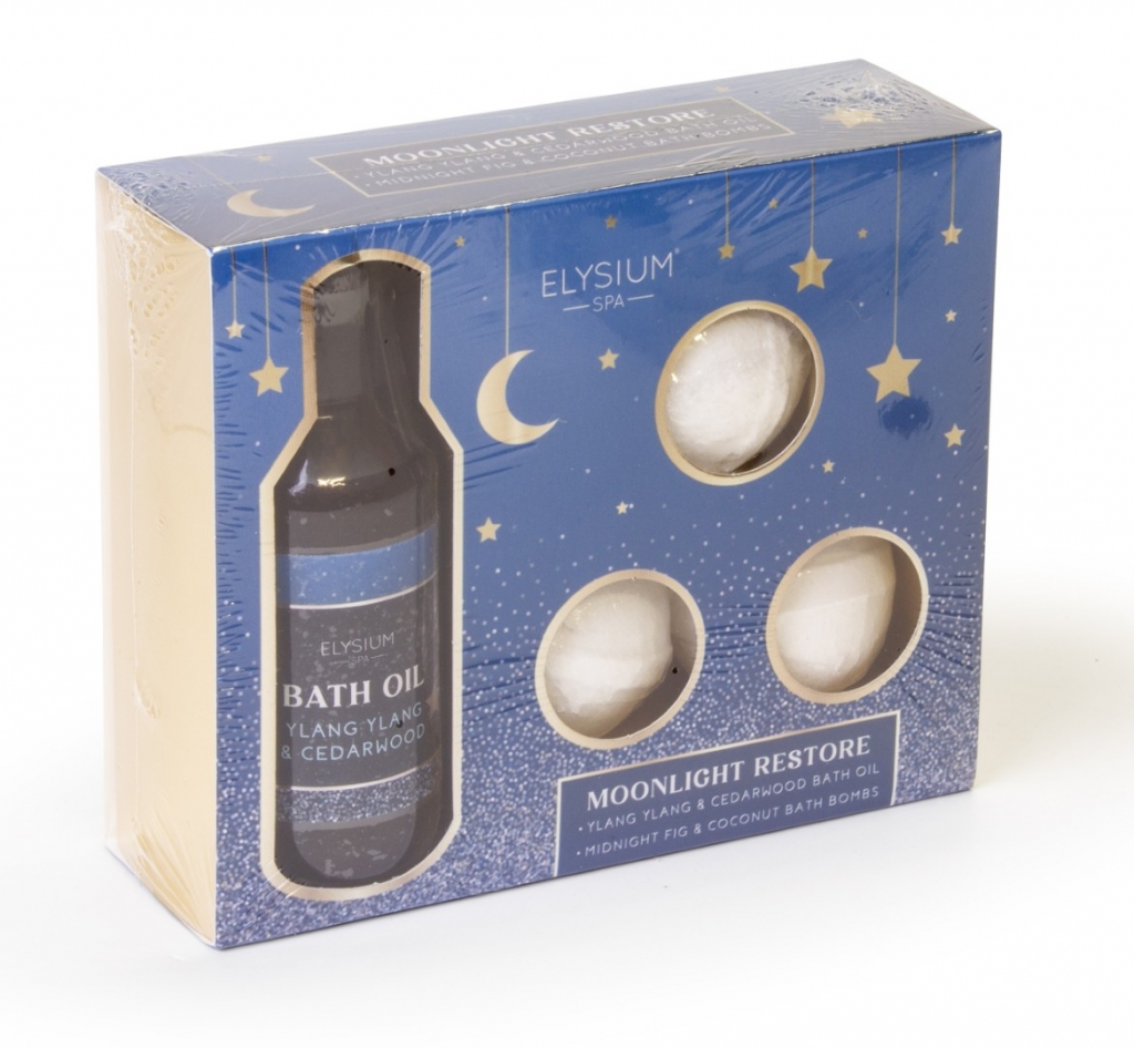 Bath Oil & Bath Bomb Set Moonlight Restore - Click Image to Close