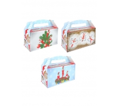 Elfin Around Christmas Lunch Box Large ( Assorted Designs )
