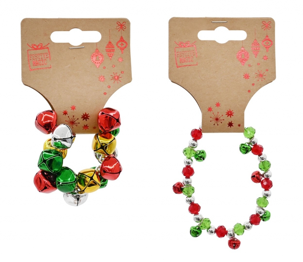 Christmas Bell Bracelet - Click Image to Close