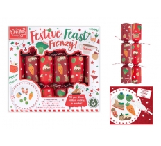 Christmas 6 Festive Feast Frenzy Game 9" Cracker
