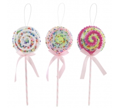 Christmas Hanging Lollipop 29cm