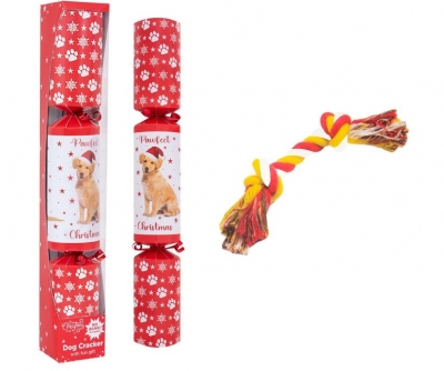 Christmas Pet Dog 14" Cracker