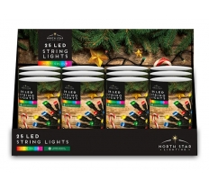 25 LED Battery Operated Multicoloured Lights 2.8M
