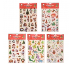 Christmas Laser Stickers Kids Cute
