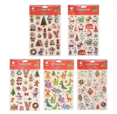 Christmas Laser Stickers Kids Cute