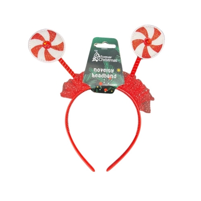 Christmas Candy Cane Headband