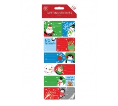 Top Seller Christmas Sticky Gift Tags - 120 Pack