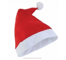 Budget Felt Adult Santa Hat