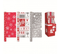 Christmas 4m Gift Wrap Red And White