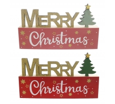 Christmas Merry Christmas Table Block