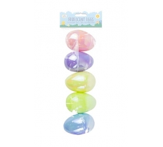 Iridescent Fillable Eggs 5pk