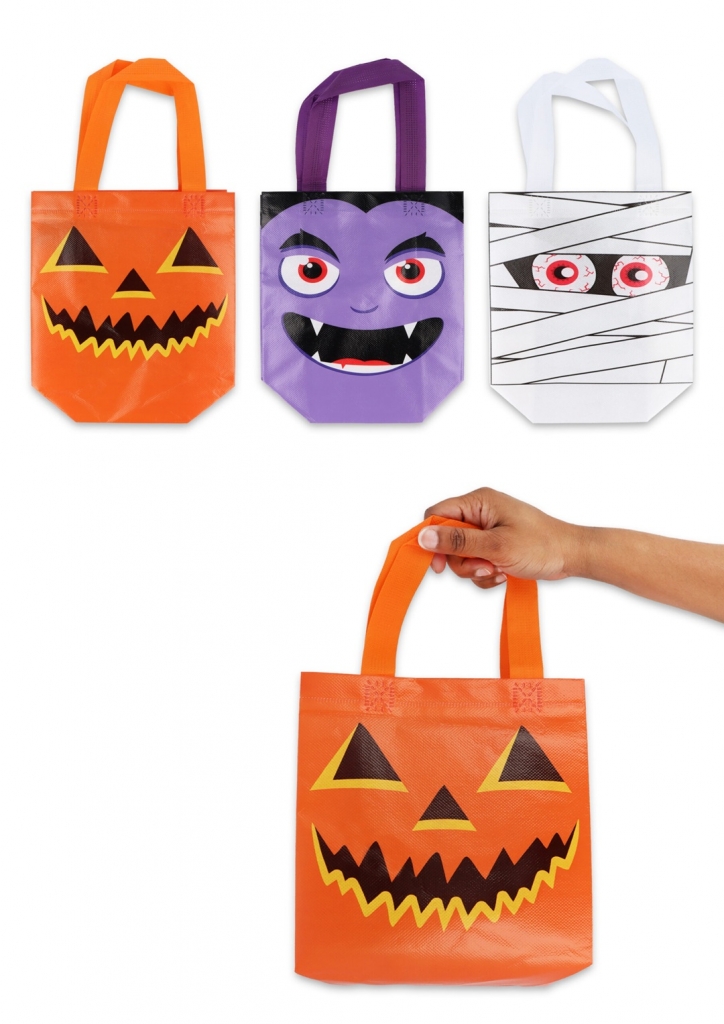Halloween Trick Or Treat Bag 19.5 x 24.5cm - Click Image to Close