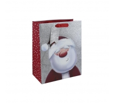 Christmas Christmas Santa Glitter Medium Bag(215Mmx253Mmx102Mm)