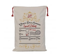 Special Overnight Delivery Santa Sack 70cm X 50cm