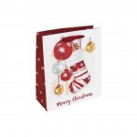 Christmas Stocking White Kraft Medium Bag