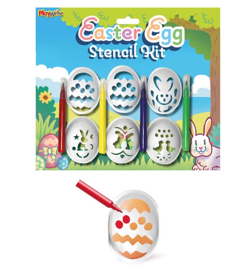 Easter Egg Decorating Stencil Kit - Click Image to Close