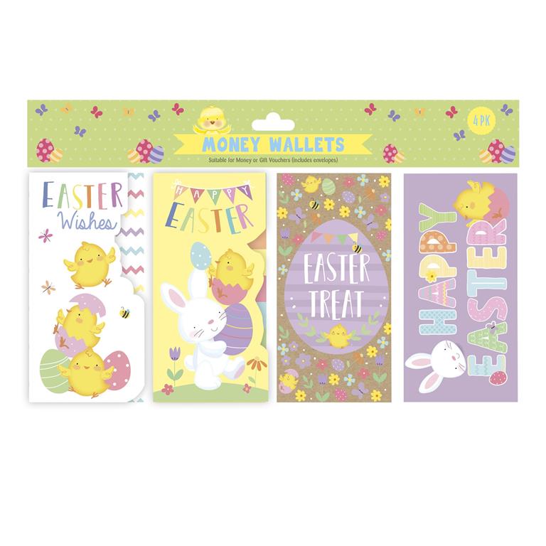 Cute Money Wallets 4 Pack - Click Image to Close